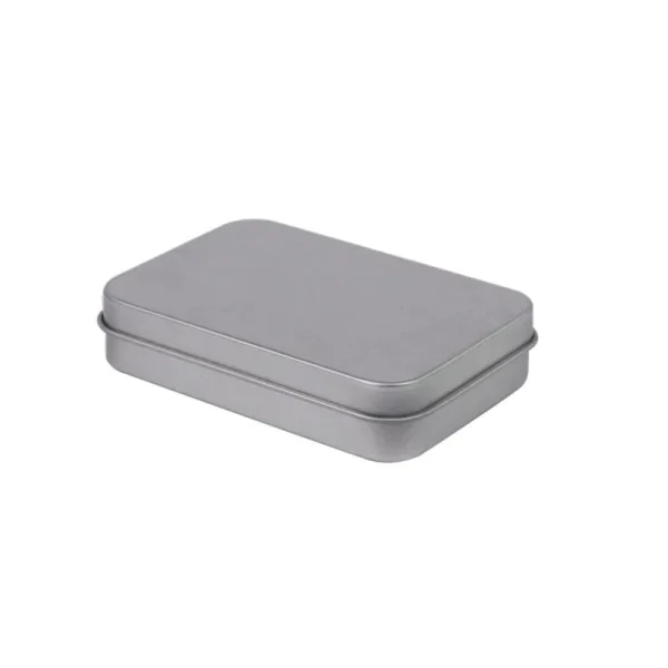 1pcs Metal Tin Silver Black Flip Storage Box Tool Box Money Coin Candy Key Business Card Storage Box 6