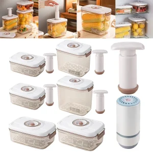 Vacuum Food Storage Box Food Storage Container Large Capacity Sealed Food Storage Box Multifunction for Meat Fruits Vegetables 1