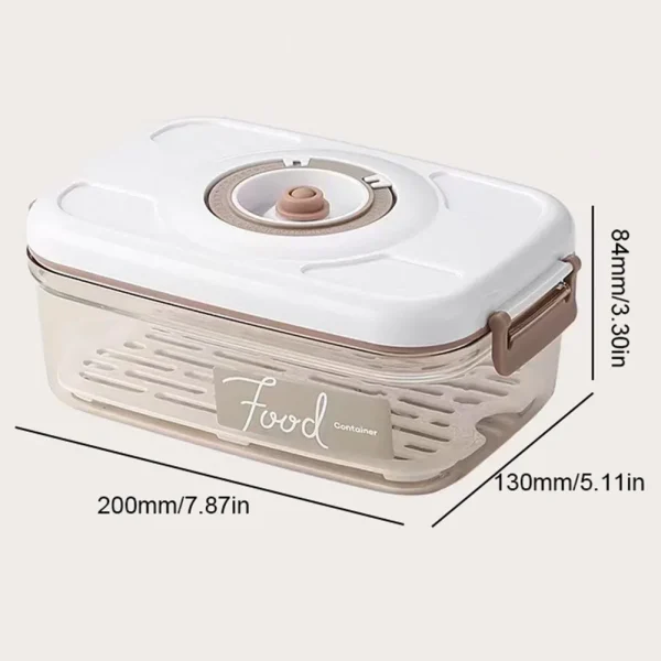 Vacuum Food Storage Box Food Storage Container Large Capacity Sealed Food Storage Box Multifunction for Meat Fruits Vegetables 6