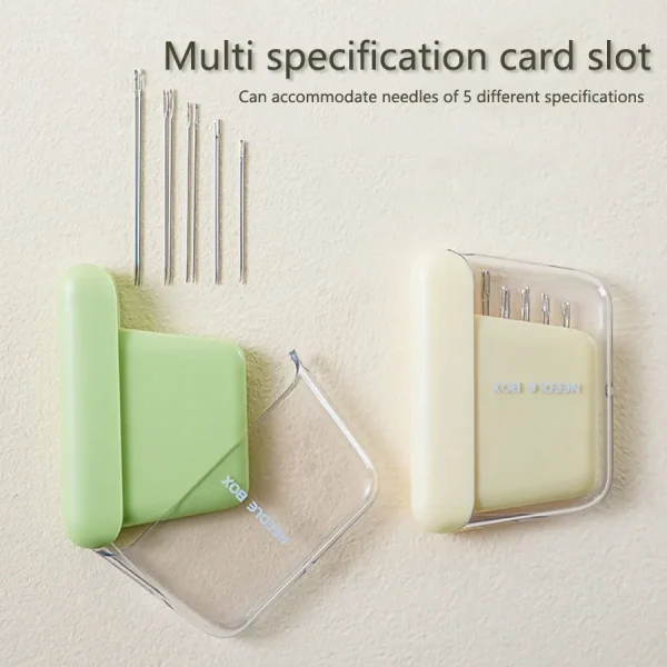 1Pcs Magnetic Suction Hand Sewing Needle Storage Box, with 10 Needles, Sewing Needle Set, Portable Sewing Tool 2