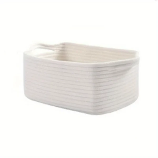 Storage Basket Set of 3  Rectangle Storage Bins  Versatile Toy Storage Organizer Friendly Home Decor Basket 5