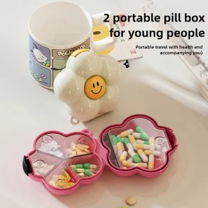 Flower Storage Box Pendant Portable and Compact Medicine Box Multifunctional Packaging Box Medicine Organizer 1