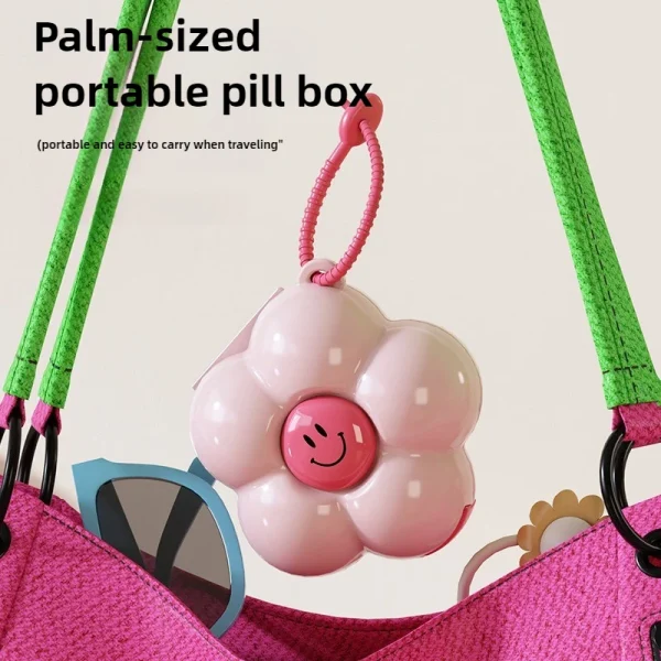 Flower Storage Box Pendant Portable and Compact Medicine Box Multifunctional Packaging Box Medicine Organizer 2