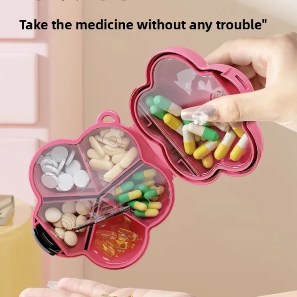 Flower Storage Box Pendant Portable and Compact Medicine Box Multifunctional Packaging Box Medicine Organizer 6