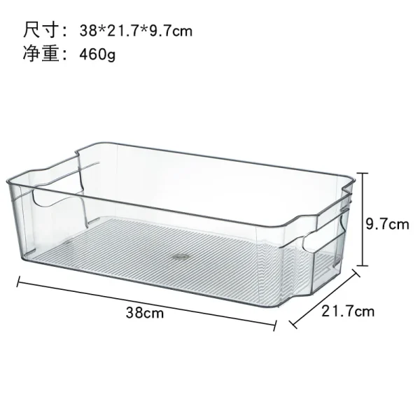 New Transparent PET books, snacks, fruits and vegetables, refrigerator storage, organization, storage, kitchen fresh-keeping box 2