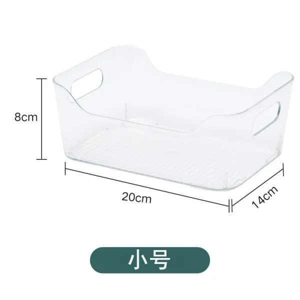 New Transparent PET books, snacks, fruits and vegetables, refrigerator storage, organization, storage, kitchen fresh-keeping box 3