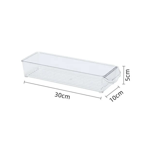 New Transparent PET books, snacks, fruits and vegetables, refrigerator storage, organization, storage, kitchen fresh-keeping box 5