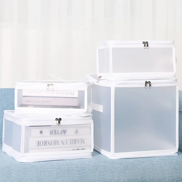 Folding Large Capacity Clothes Storage Bag Quilt Blanket Wardrobe Organizer Waterproof Dust Pouch Household Bedroom Accessories 6