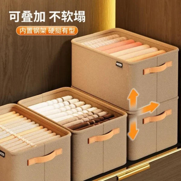 Jeans Storage Box Wardrobe Clothes Storage Organizers Thicken Clothes Organizer Pants Sweater Storage Cabinets Drawers Organizer 3