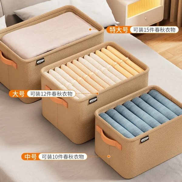 Jeans Storage Box Wardrobe Clothes Storage Organizers Thicken Clothes Organizer Pants Sweater Storage Cabinets Drawers Organizer 4