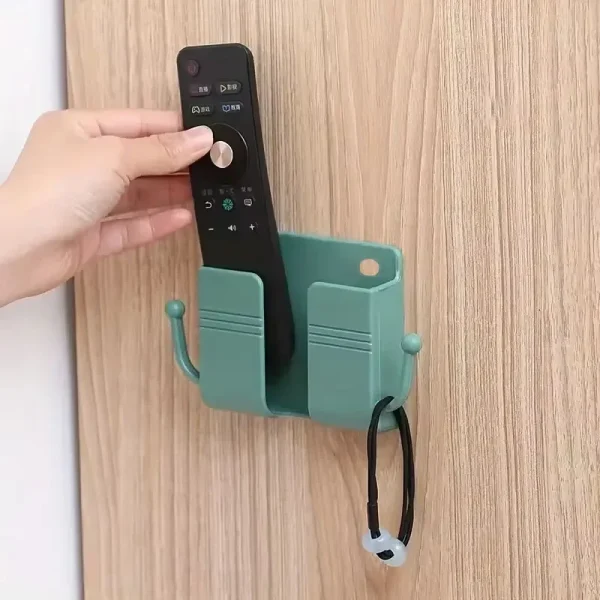 Wall Mounted Organizer Storage Box Remote Control Organizer Air Conditioner Storage Case Mobile Phone Plug Holder Container Home 2