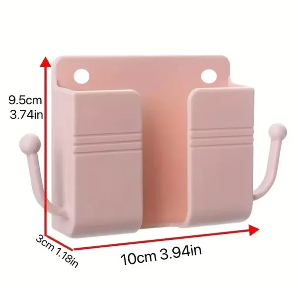 Wall Mounted Organizer Storage Box Remote Control Organizer Air Conditioner Storage Case Mobile Phone Plug Holder Container Home 6
