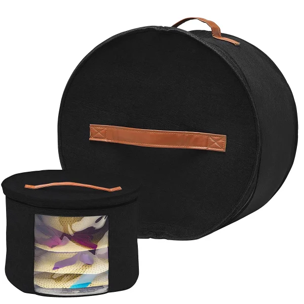 Holder Bag Felt Storage Box Dust Case Household Goods Sundries Storage Hats Bucket Clothes Organizers Large Capacity Travel Bags 5