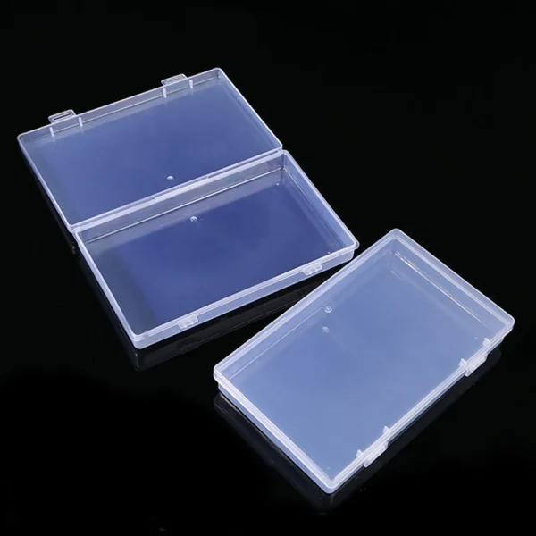 Mini Plastic Box Rectangular Box Translucent Box Packing Box Storage Box Dustproof Solid Strong Jewelry Storage Case Container 5