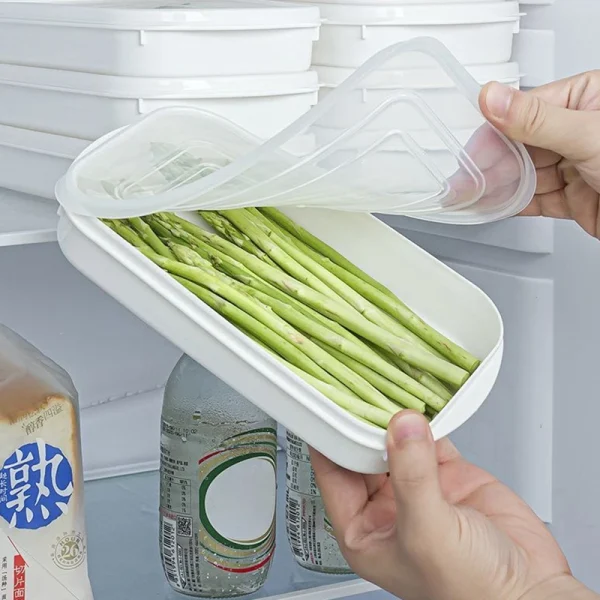 Japanese Frozen Meat Packaging Box Food Grade Refrigerator Storage Fruit Vegetable Preservation Prepare The Dishes Divided Box 4