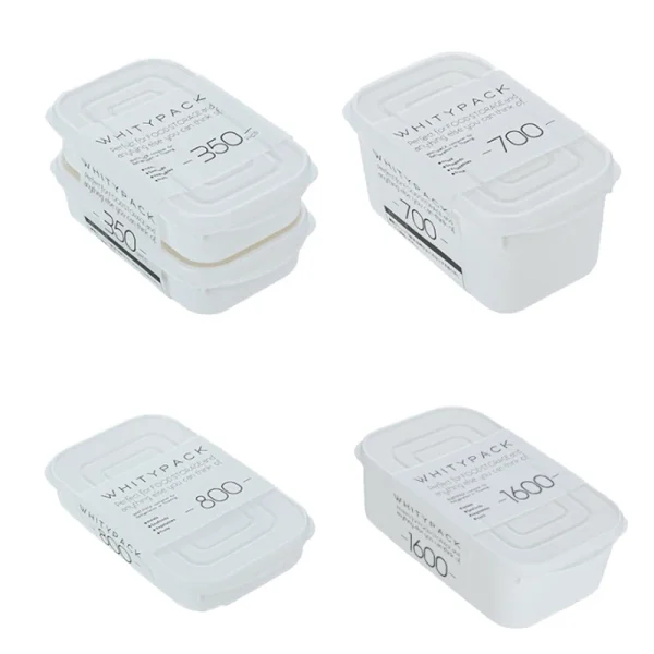 Japanese Frozen Meat Packaging Box Food Grade Refrigerator Storage Fruit Vegetable Preservation Prepare The Dishes Divided Box 5
