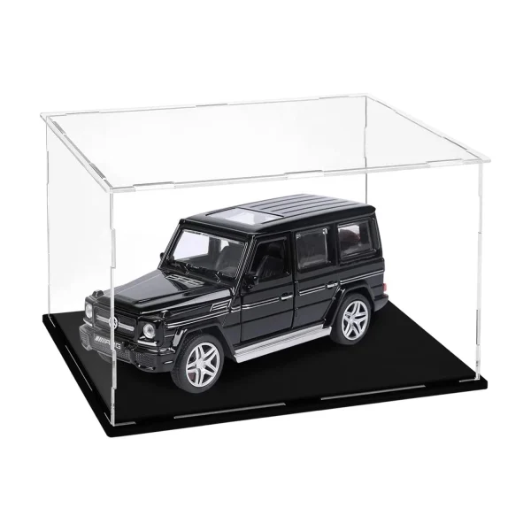 Acrylic Display Case Figures Storage Box Clear Small Assemble Dustproof Showcase for Building blocks ,Toy Dolls,Car Model 6