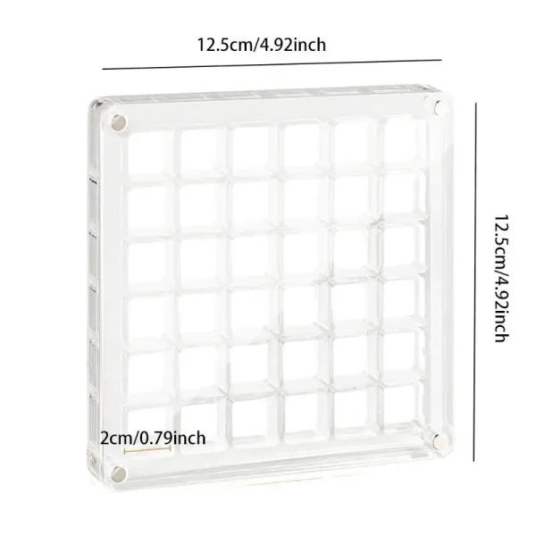 36-Grids Acrylic Seashell Display Box Durable Starfishs Trinket Storage Case For Bead Nail Jewelry Chic Gife NEW 4