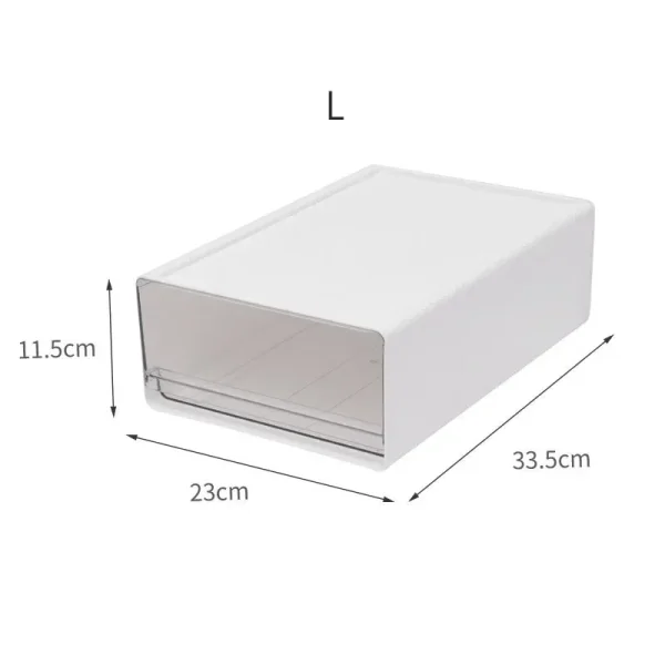 Storage Box Organizer Drawers Desktop Transparent Plastic Office File Storage Boxes Stackable Combination Organizer Cabinet 6