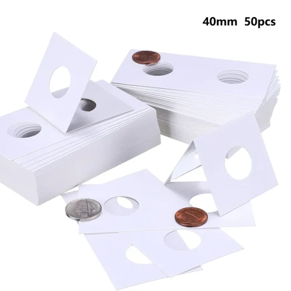 10-50pcs 21/23/24/25-45mm COINNING Capsules Storage Box Clear Plastic Commemorative COINNING Storage Box Coinn Storage Box 5