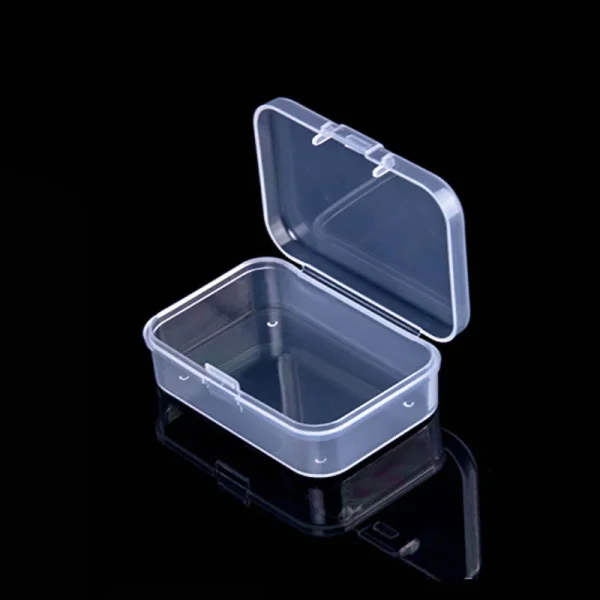 Mini Boxes Rectangle Clear Plastic Jewelry Storage Case Container Packaging Box for Earrings Rings Beads Collecting Small Items 4
