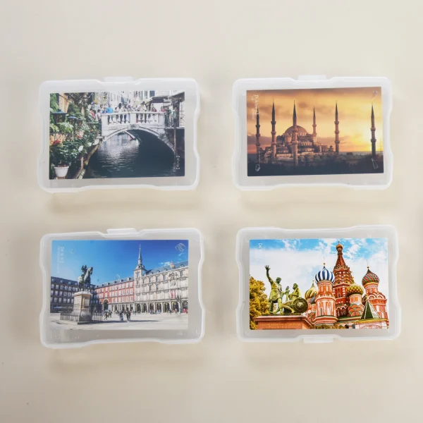 8 Pcs Clear Photo Case 4" x 6" Photo Storage Boxes - Photo Organizer Cases Photo Keeper Picture Storage Containers Box 3