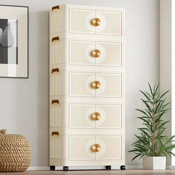 Multi-specification Large Capacity Storage Cabinet Multifunction Foldable Closet Organizer Sundries Cabinet 1