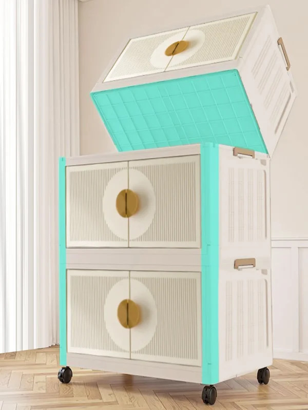 Multi-specification Large Capacity Storage Cabinet Multifunction Foldable Closet Organizer Sundries Cabinet 4