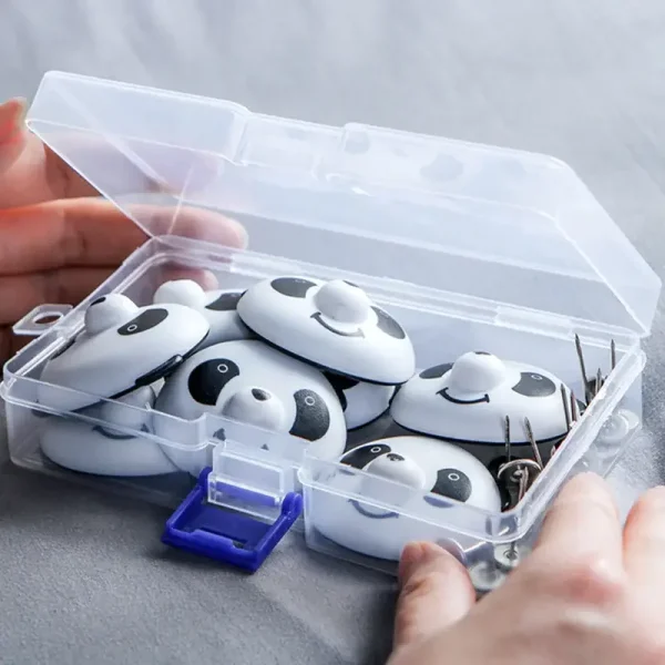 5pcs Transparent Lockable Empty Box, Rectangular Plastic Storage Box, PP Packaging Parts Box, Stationery Storage Box With Lid 6