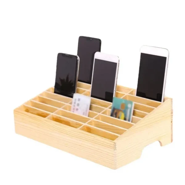 24/12 Cells Mobile Phone Storage Box - Clear Texture Light And Convenient Large Capacity Stable And Thick Easy To Take Organizer 6