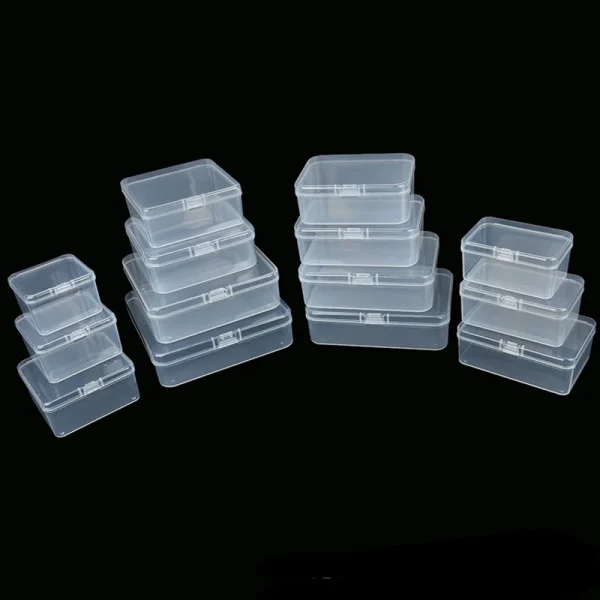 Transparent PP plastic box rectangular square  jointed packaging box 2