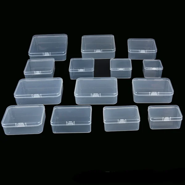 Transparent PP plastic box rectangular square  jointed packaging box 4
