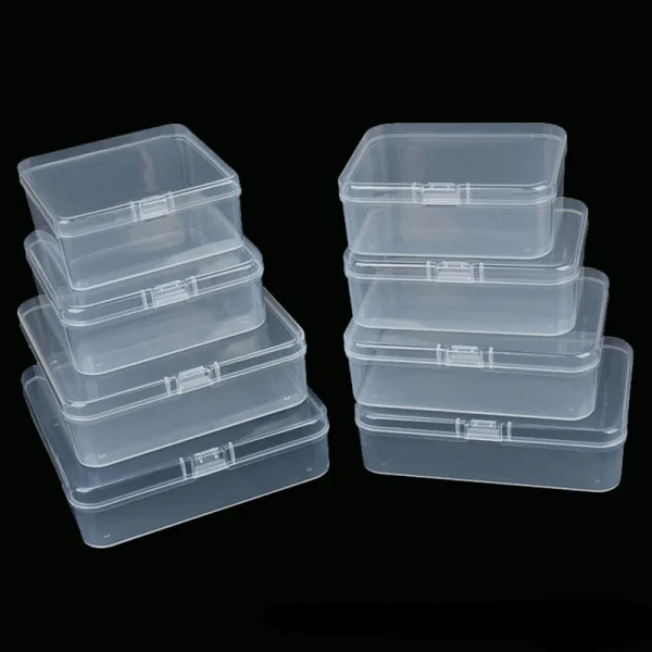 Transparent PP plastic box rectangular square  jointed packaging box 5