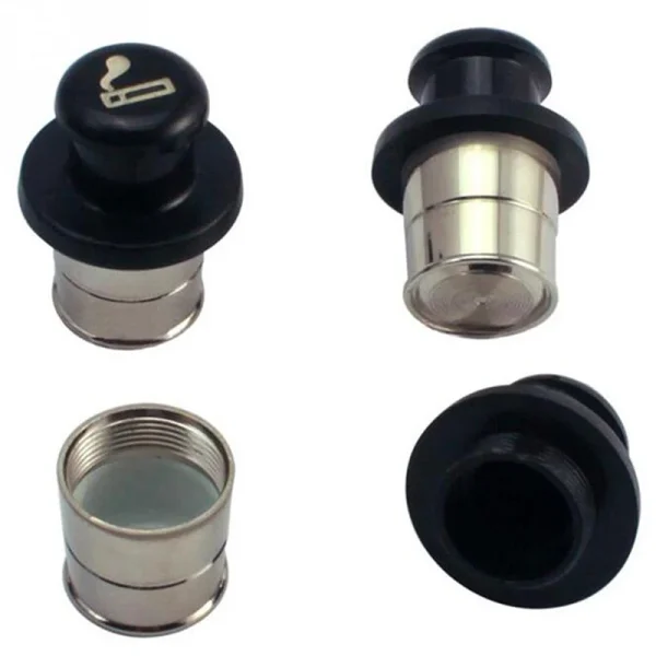 Secret Stash Car Cigarette Lighter Hidden Diversion Insert Pill Box Container Safe Storage Case 2