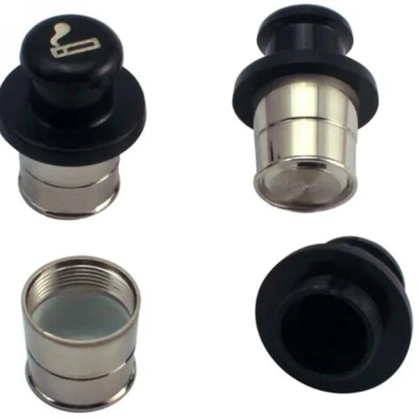 Secret Stash Car Cigarette Lighter Hidden Diversion Insert Pill Box Container Safe Storage Case 6