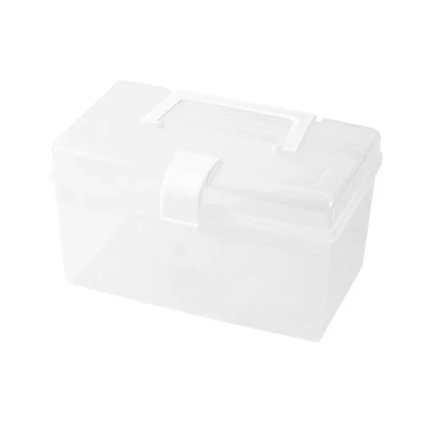 32 Grids Transparent Plastic Storage Box Multifunctional Diamond Painting Nail Art Beads Container Large Capacity Handheld Boxes 5