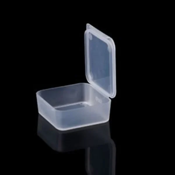Mini Plastic Rectangular Storage Box Translucent Packing Box Dustproof Durable Strong Jewelry Beads Crafts Case Storage Case 4