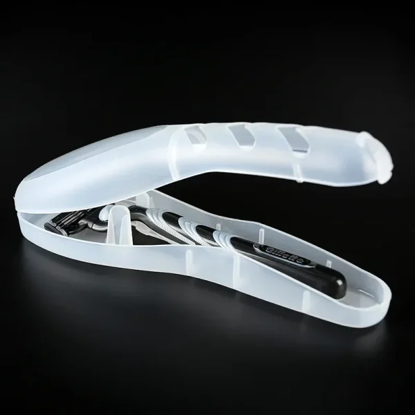 Portable Razor Travel Storage Box Razor Blades Case Plastic Shaving Machine Container Holder Men Manual Shaver Storage Box 2