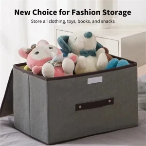 Nonwoven Dustproof Foldable Clothing Storage Box MultiFunction Organizer for Underwear Sundries and Home Organization Solution 1