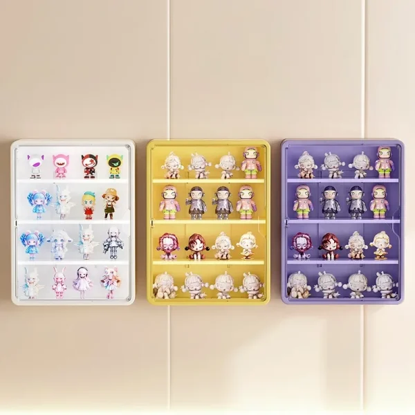 Blind Box Storage Display Rack For Pop Mart Wall Mounted Transparent Figurine Display Case Landscaping Box Dust-proof Cabinet 3