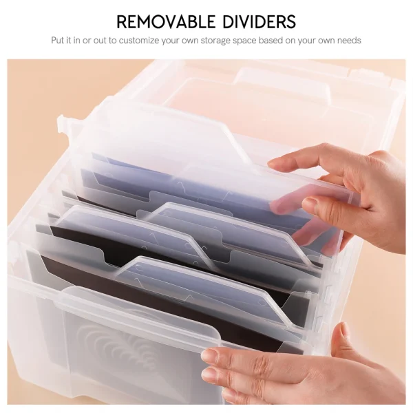 Double Sided Strong Magnetic Sheets, Plastic Storage Envelopes and Clear Craft Storage Box for Storing Scrapbooking  Craft Dies 1