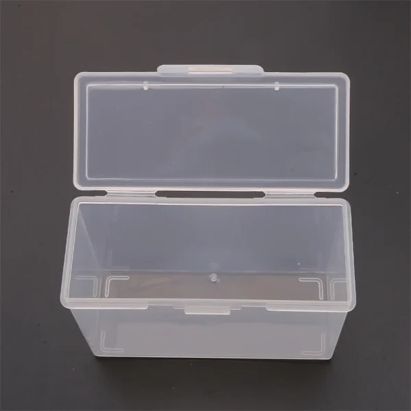 Portable Storage Box Travel Transparent Medicine Box Cotton Swab Holder Case Jewelry Organizer Dust-proof Container Accessories 3