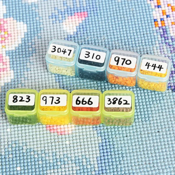5D DIY Diamond Painting Tools Accessories Storage Box Container Diamond Embroidery Accessories Drill Box Mosaic Container Case 6
