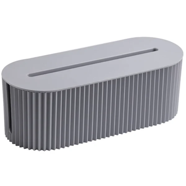 Cable Tidy Box Desktop Cord Organizer Large Capacity Power Stripe Organizer Cord Safety Storage Box for Hiding Messy Cables 3