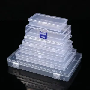 Rectangular Case Translucent Storage Box Packing Boxes Dustproof Plastic Box Waterproof Strong Multifunctional Storage Organizer 1