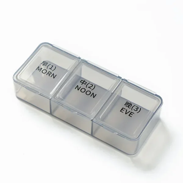 1 Day 3 Grids Rainbow Pill Medicine Box Tablet Medicine Organizer Health Storage Pill Box Holder Splitters With Printed 5