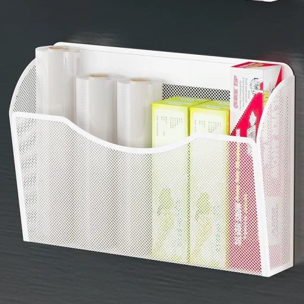 Magnetic Storage Box Refrigerator Storage Rack Hanging Basket Magnetic Iron Stone Side Internet Celebrity High-end Diy 2