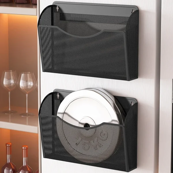 Magnetic Storage Box Refrigerator Storage Rack Hanging Basket Magnetic Iron Stone Side Internet Celebrity High-end Diy 3