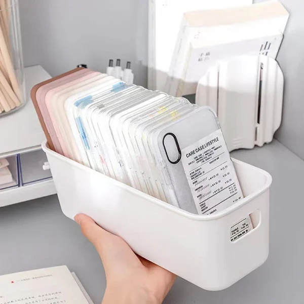 1/2Pcs Multifunctional Desktop Storage Box Toiletries Cosmetic Sundries Plastic Storage Organization Box Drawer Organizer 4