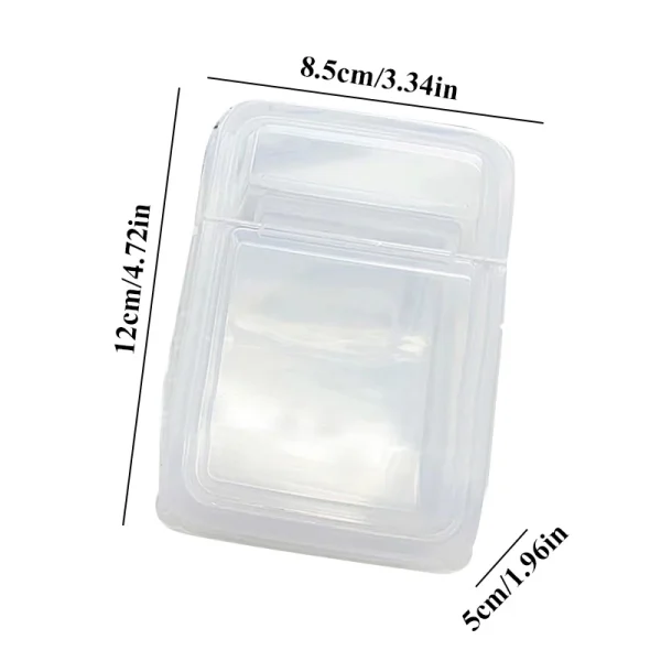 INS Transparent Plastic Storage Box Mini Plastic Box Rectangle Storage Box Desk Organizer Box Storage Case Container 5